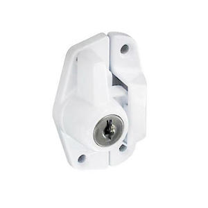 Locking Sash Fastener Wht S1031