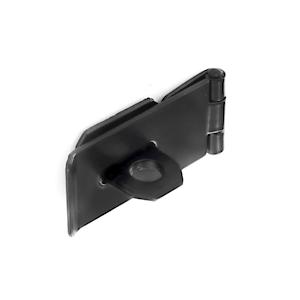 Securit Safety Hasp & Staple Black 115Mm