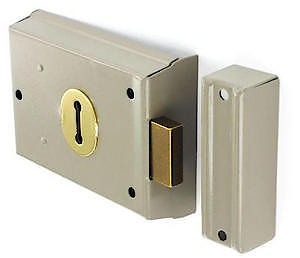 Securit Double Hand Dead Lock Black 100Mm