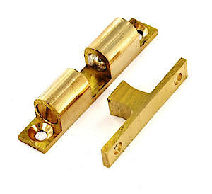 Securit Double Ball Catch Brass 42Mm