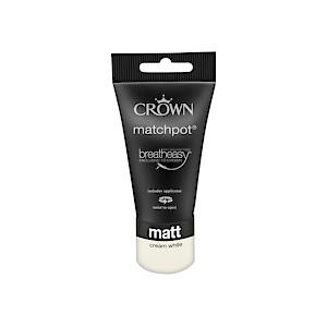 Crown Matt Cream White 40Ml