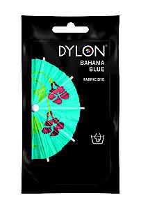 Dylon Hand Fabric Dye Sachet For Clothes And Soft Furnishings 50g - Paradise Blue
