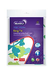 Minky Pp22402500 Easy-Tie Drawstring Ironing Board Cover, Assorted, 122 X 38 Cm