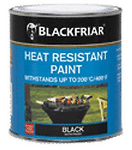 Blackfriar Bkfhrb250 250 Ml Heat Resistant Paint - Black