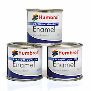 Humbrol 50Ml No.2 Tinlet Enamel Paint 11 (Silver Metallic)
