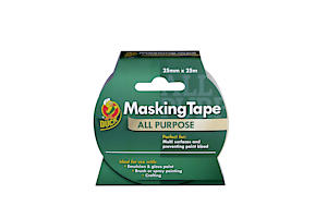 Duck Tape All Purpose Masking Tape 25Mm X 25M