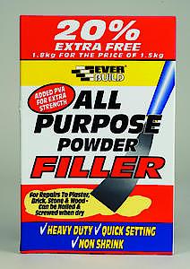 Everbuild All Purpose Powder Filler White €“ 600G