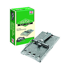 Selfset Rat Trap Kills Rats Galvanised Metal Strong, Quick Snap And Hold
