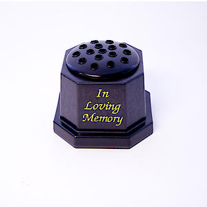 Oasis Memorial Pot Black 8448