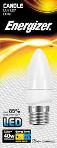 EN LED CNDLE 470LM OPAL E27 WW