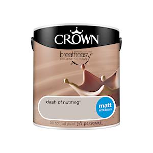 Crown Retail Core Emulsion Matt Dash Of Nutmeg 2.5 L