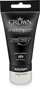 Crown Easyclean Kitchen Matt Emulsion 40Ml Sample - Sugar Bowl