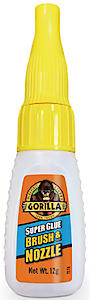 Gorilla Super Glue 2-In-1 Brush & Nozzle, 12G