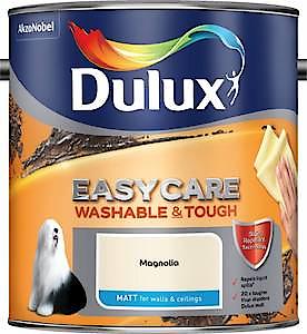 Dulux Easycare Matt Emulsion Paint For Walls And Ceilings Natural Calico 2.5L