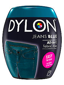 Dylon All In 1 Fabric Dye Jeans Blue 350G