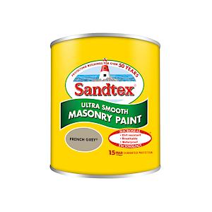 Sandtex 150Ml Tester Pot French Grey Ultra Smooth Masonry Paint