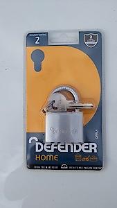 L27858 - Defender Aluminium Open Shackle Padlock