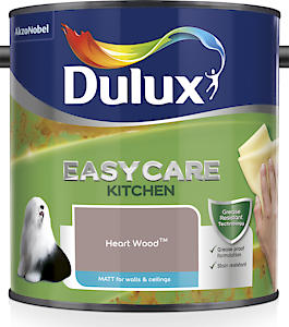 Dulux Easycare Kitchen Matt Emulsion Paint - Heart Wood - 2.5L