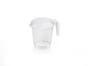 Addis Plastic 1 Litre Measuring & Mixing Jug With Handle, Clear
