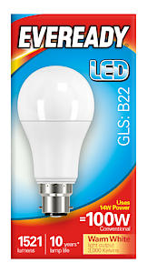 ER LED GLS 1521LM B22 Wwhite