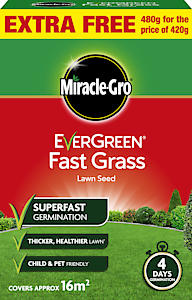 Miracle-Gro Evergreen Fast Grass Lawn Seed 480G