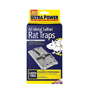 The Big Cheese Ultra Power All-Metal Selfset Rat Trap | Weatherproof | Galvanised