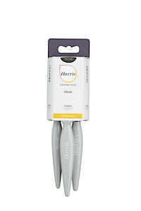 Harris Essen 3Pk Gloss Set, Grey, 1 X 1, 1 X 1.5, 1 X 2 Paint Brushes