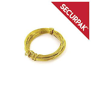 Picture wire Brass 3.5m (1)