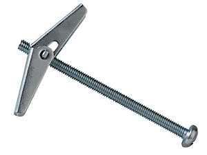 Forgefix Plasterboard Spring Toggles | M5 X 75Mm | Zinc Plated | Bag 10