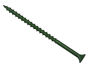 Forgefix Countersunk Decking Screws | 4.5 X 75Mm | Green | Box 200