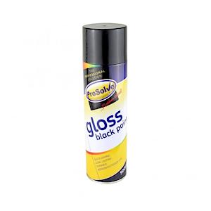 Prosolve Gbp5A All Purpose Acrylic Gloss Paint Aerosol, Black