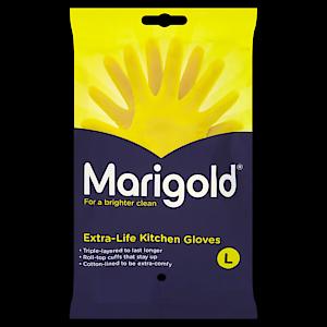 Marigold Unisex Gloves-Large-1 Pair Yellow M