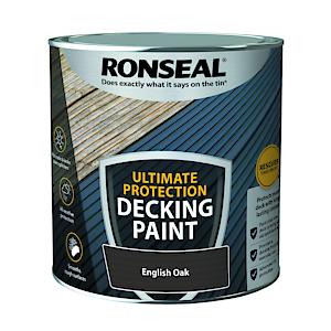 Ronseal Ultimate Decking Paint English Oak 2.5L