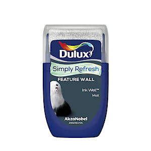 Dulux 5569259 Simply Refresh Feature Wall Matt Emulsion Paint - Ink Well - 30Ml