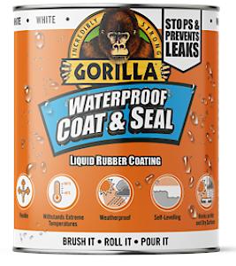 Gorilla Waterproof Coat & Seal White 473Ml