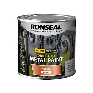Ronseal Direct To Metal Copper Gloss 250Ml