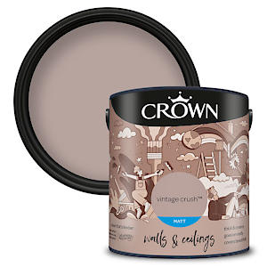 Crown 2.5L Breatheasy Matt Emulsion Paint For Walls & Ceilings - Vintage Crush