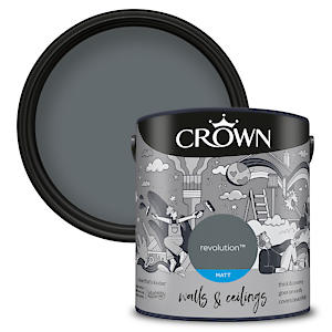 Crown 2.5L Breatheasy Matt Emulsion Paint For Walls & Ceilings - Revolution