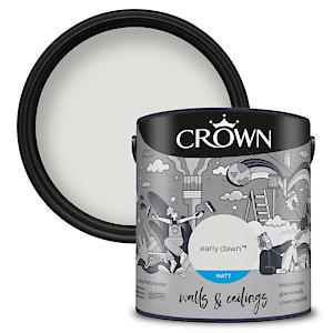 Crown 2.5L Breatheasy Matt Emulsion Paint For Walls & Ceilings - Early Dawn