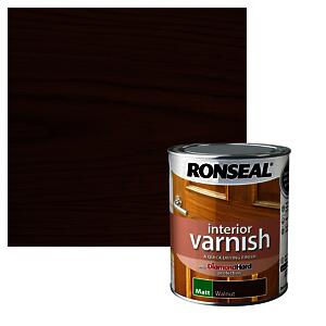 Ronseal Interior Varnish Walnut Matt 750Ml