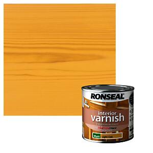 Ronseal Interior Wood Varnish - Light Oak - Matt - 250Ml