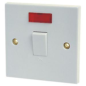 Flush 30A Switch With Neon 4411Nb