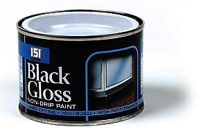 BLACK GLOSS NON-DRIP PAINT