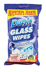 Duzzit Glass Wipes Pack Of 50