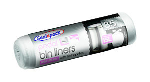 Sealapack Swing Bin Liners, Tie Handle, Pack Of 35