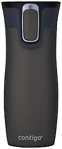 Contigo West Loop Autoseal Travel Mug, Stainless Steel Thermal Mug, 470 Ml, Gunmetal