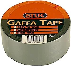 STUK GAFFA TAPE SILVER 50MMX50M