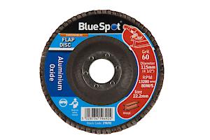 Blue Spot Tools 115Mm (4.5") 60 Grit Aluminium Oxide Flap Disc
