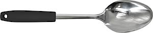 Fackelmann Initial Solid Spoon Stainless Steel With Pp Plastic Handle, 32Cm