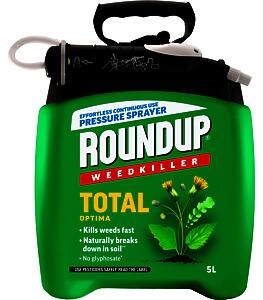 Roundup Weedkiller Total Optima, Pump Spray, 5 Litre